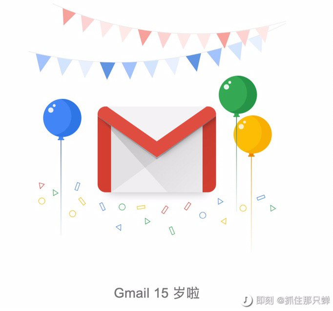 Gmail 15岁了!