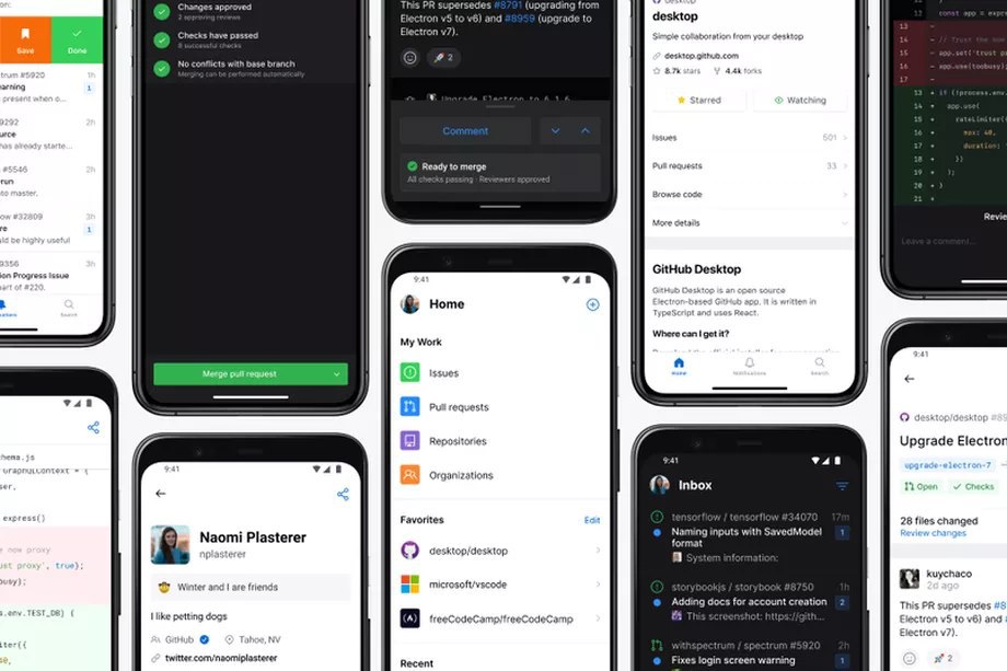 GitHub移动端应用,已上架iOS和Android。
