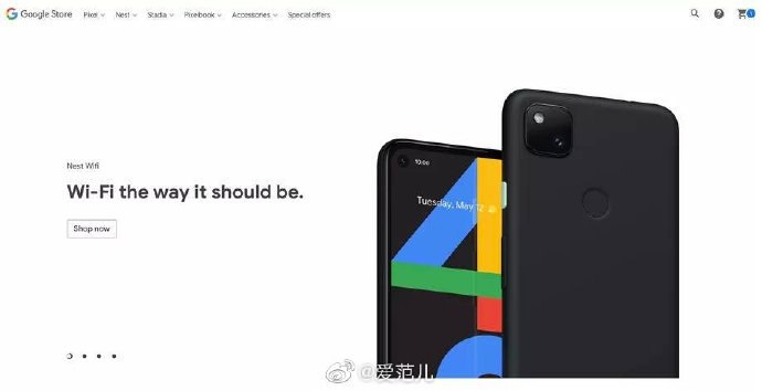 Google 官网泄露 Pixel 4A 的图像 The Verge 消息,Google 加拿大官网上出现了一张 Pi…