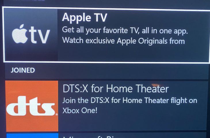 Apple TV应用可能即将在Xbox控制台上登陆